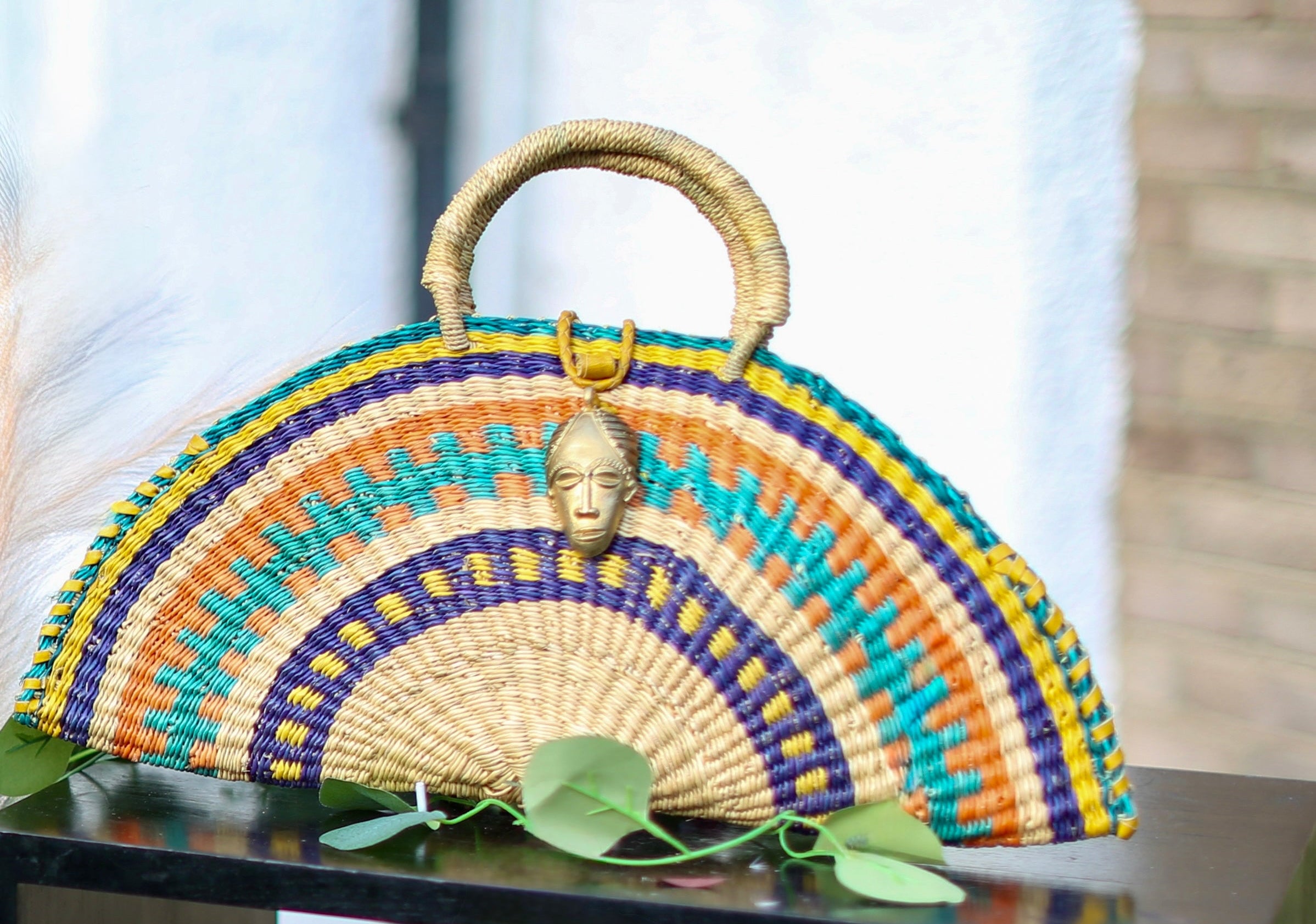 Handwoven Half-Moon Bag