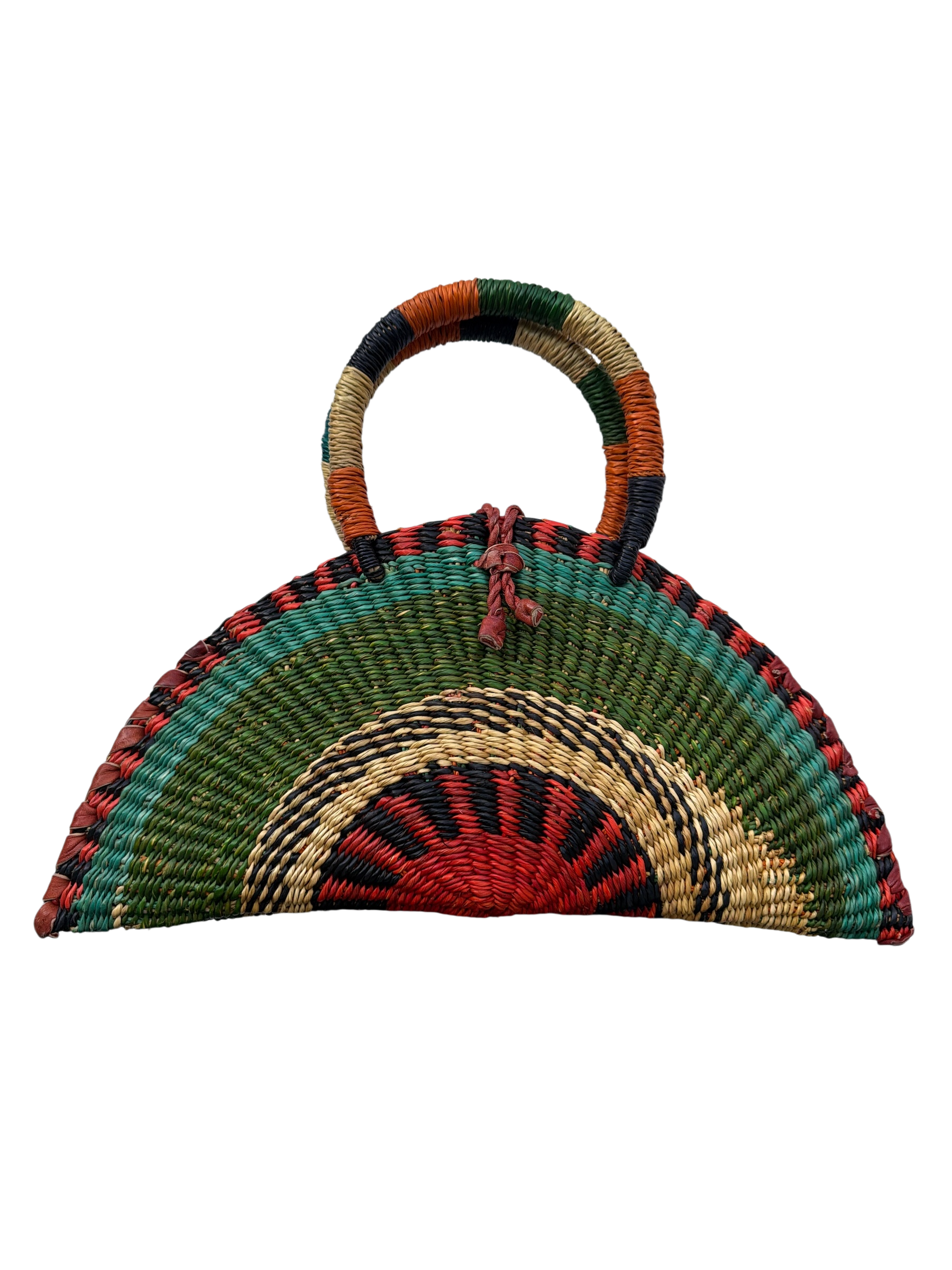 Medium Kusana Handwoven Bag – Savanna Flame