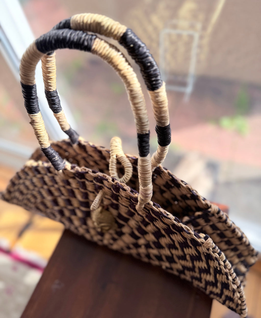Akua — Mosaic Weave handwoven bag.