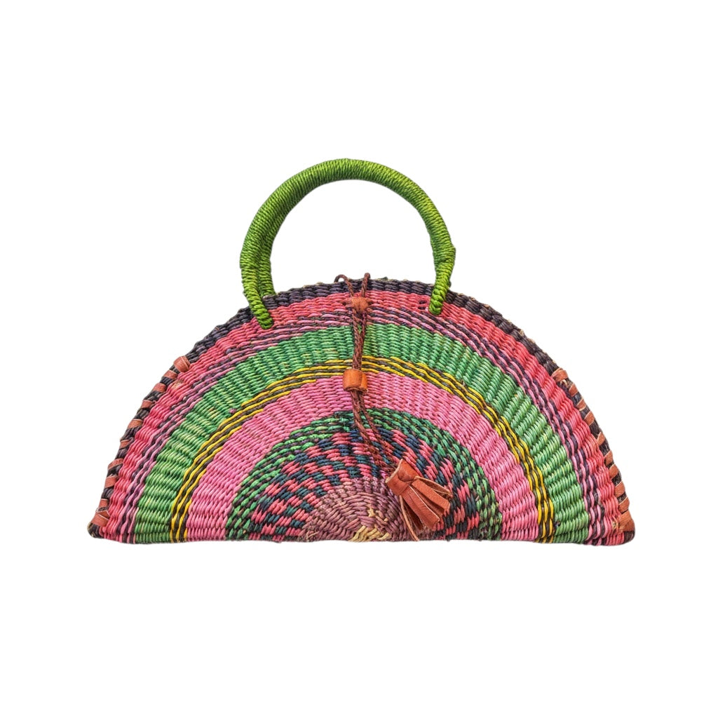 Medium KONGO Fan Handwoven Bag