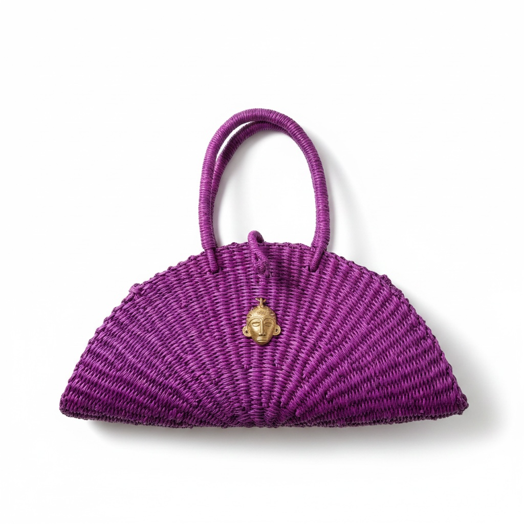 Akua — Violet Muse Handwoven bag.